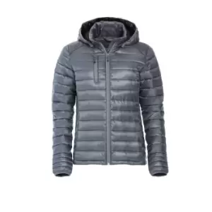 Image of Clique Womens/Ladies Hudson Padded Jacket (M) (Grey)