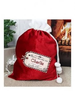 Image of Personalsied Special Delivery Tag Christmas Sack