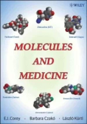 Image of molecules and medicine
