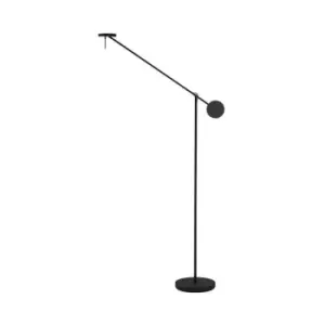 image of Grok Invisible - LED Floor Lamp Matt Black Touch Dimmer 765lm 2700K