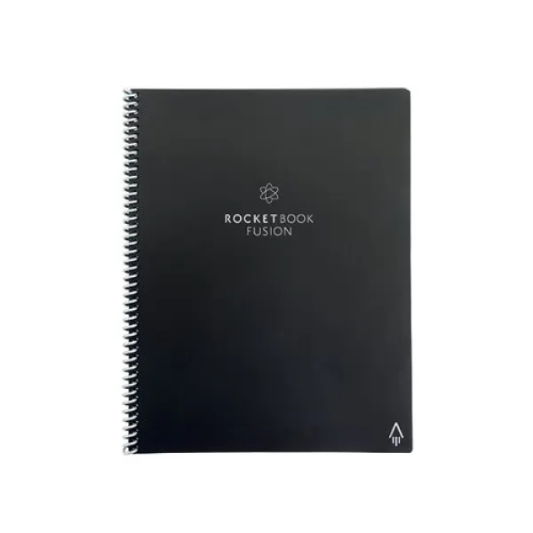 Image of Rocketbook Fusion Letter Set Reusable Paper A4 Black 515901