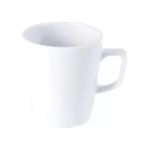Image of Genware Latte Mug 12oz White Pack of 12 322135 SI14146
