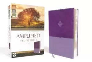 Image of The Amplified Study Bible, Leathersoft, Purple by Zondervan