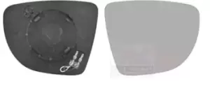 Image of VAN WEZEL Wing Mirror Glass * HAGUS * 4373838 Side Mirror Glass,Mirror Glass RENAULT,NISSAN,Clio IV Schragheck (BH_),Captur (J5_, H5_)