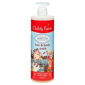 image of Childs Farm Hair & Body Wash Organic Sweet Orange 500ml