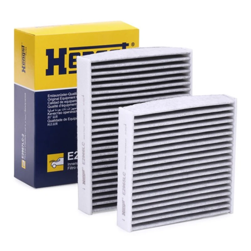 Image of HENGST FILTER E2967LC-2 Pollen filter Activated Carbon Filter Filter,interior air (424)