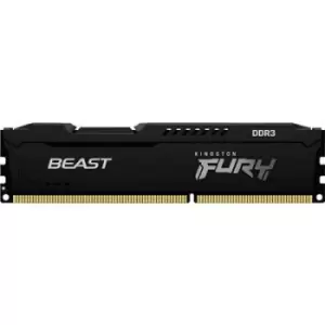 Image of Kingston FURY Beast PC RAM kit DDR3 16GB 2 x 8GB Non-ECC 1600 MHz 240-pin DIMM CL10 KF316C10BBK2/16