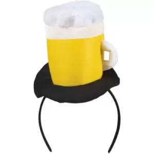 image of Mini Beer Headband Fancy Dress Accessory