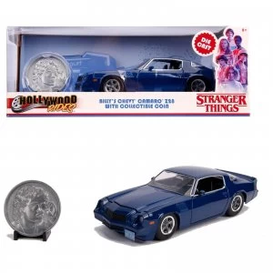 Image of Jada Toys Stranger Things 1979 Chevy Camaro Z28 1:24
