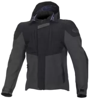 Image of Macna Hoodini Textile Jacket, black-grey, Size 3XL, black-grey, Size 3XL