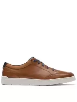 Rockport Tm Court Blucher Trainer, Brown, Size 7, Men