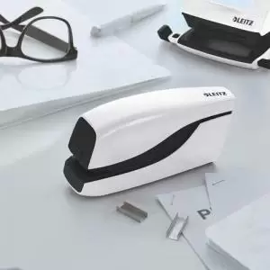 image of Leitz NeXXt WOW Electric Stapler White 55661001