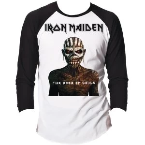 Image of Iron Maiden - The Book of Souls Unisex Small T-Shirt - Black,White