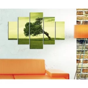 Image of ST154 Multicolor Decorative MDF Painting (5 Pieces)