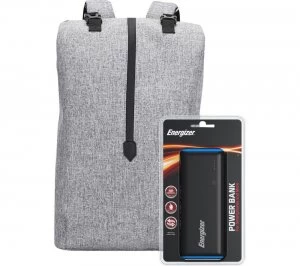 Image of ENERGIZER EPB004 Backpack with Power Bank - Grey