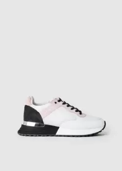 Image of Mallet Womens Lux 2.0 Monochrome Trainer In Pink Monochrome