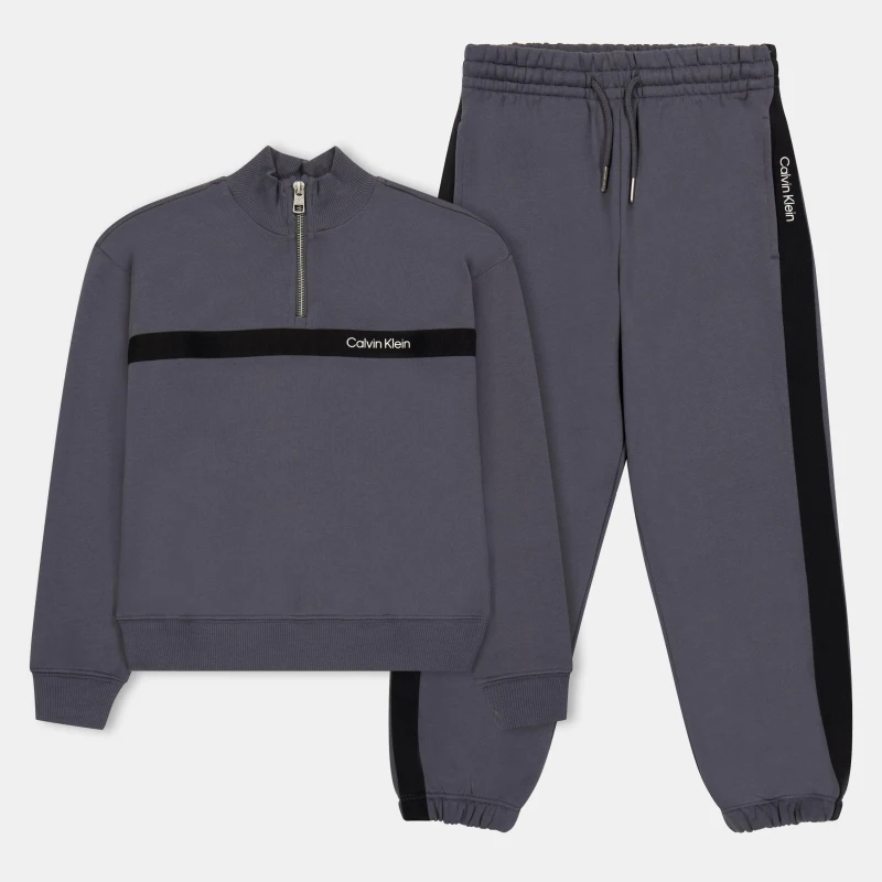 Image of Calvin Klein Jeans Kids Taping Set Coal PTW male 8Y