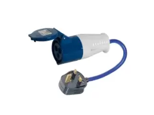 Image of Power Master 818738 13A-16A Fly Lead Converter 13A Plug to 16A Socket