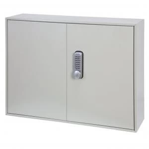 Image of Phoenix Deep Plus & Padlock Key Cabinet KC0503M 50 Hook with