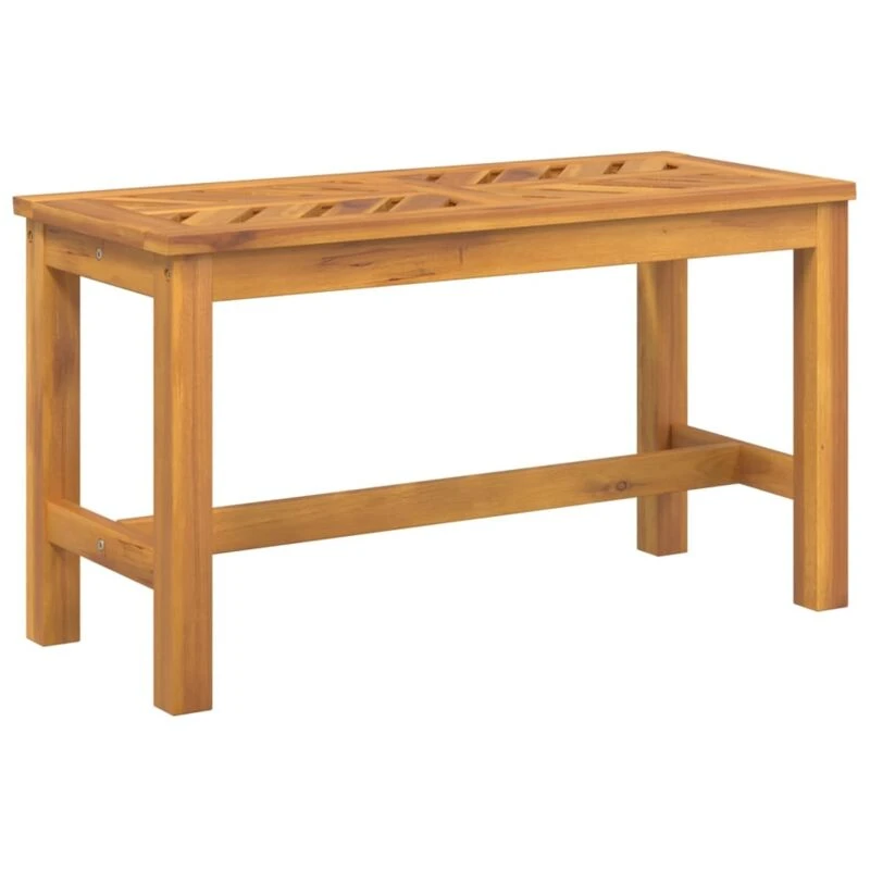 Image of vidaXL Garden Bench 80cm Solid Wood Acacia, Brown 362236