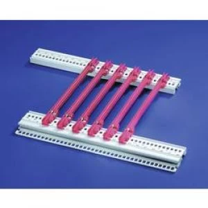 Schroff 24560 351 Guide Rail PBT UL 94 V 0 Red Compatible with details PCB thickness 1.6 mm