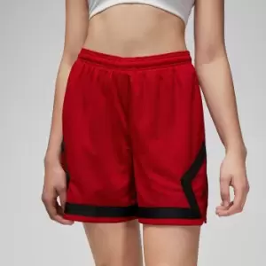 Image of Jordan J Heritage Diamond Shorts Core Womens, Gym Red/Black, Female, Basketball Shorts, DO5032-687