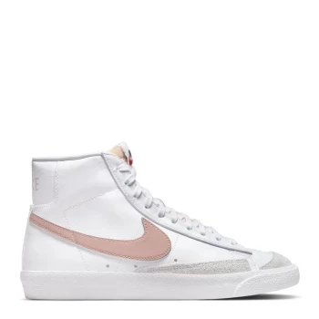 Image of Nike Blazer Mid 77 Womens Hi Top Trainers - White