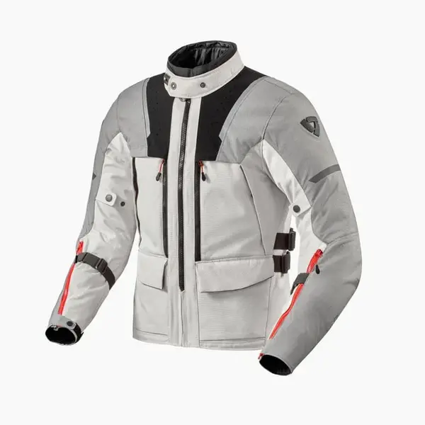Image of REV'IT! Offtrack 2 H2O Jacket Light Gray Silver Size 2XL