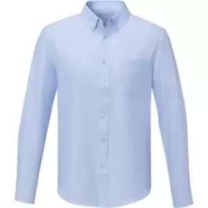 Elevate Mens Pollux Long-Sleeved Shirt (XL) (Light Blue)