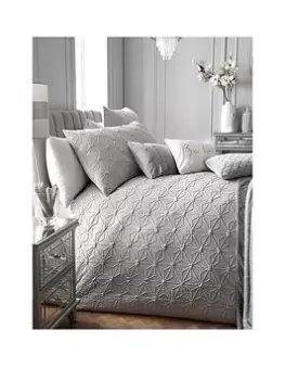 image of By Caprice Home Ruby Silver Double Duvet Cover Set