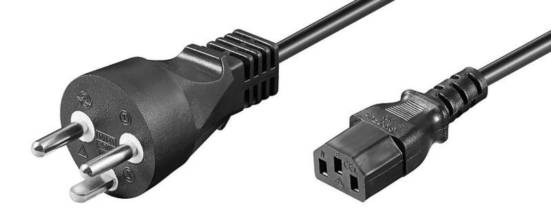 Image of Microconnect PE1204100R power cable Black 10 m IEC 320 C13 coupler