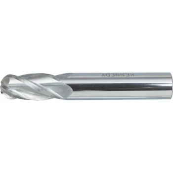 Image of 7.00MM Carbide Micrograin 4 Flute Plain Shank Ball Nosed Slot Drills - Regular Series