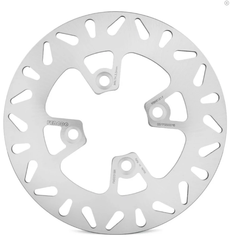 Image of FERODO FMD0318R Brake disc Brake Disc (82)