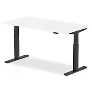 Image of Dynamic Right Hand Desk Impulse HAS168BWHT Corner Desk MFC 1400 mm x 800 mm x 730 mm Walnut