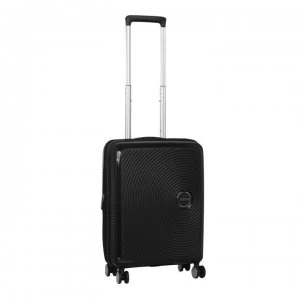 image of American Tourister Soundbox Bass Midnight Navy Hard Cabin Spinner - Black