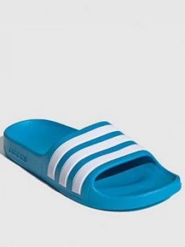 Image of Adidas ChildrenS Adilette Aqua Sliders - Blue