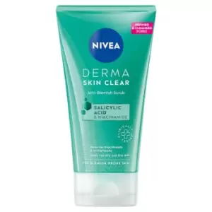 image of Nivea Derma Skin Clear Anti-Blemish Scrub 150ml