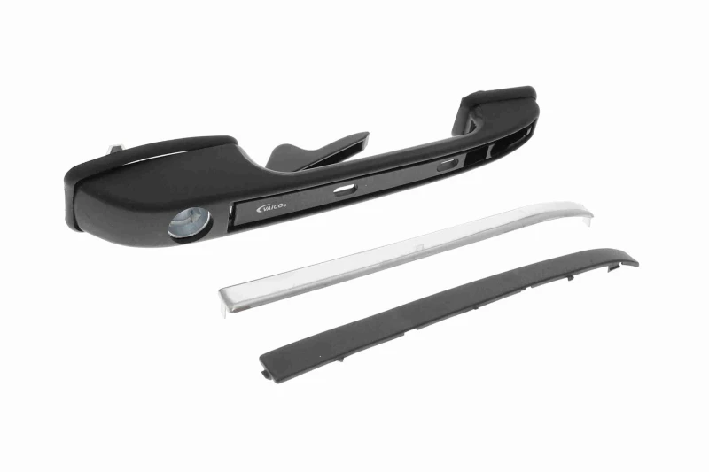 Image of VAICO V10-6106 Door Handle Right Front, black, without lock barrel, Original VAICO Quality Door Handle (1373)