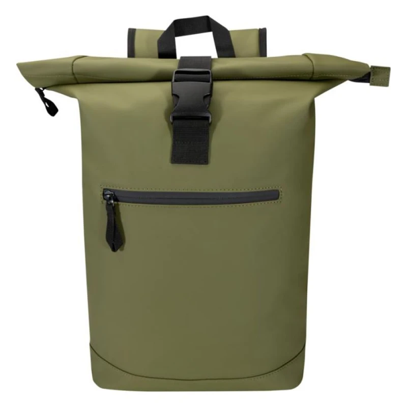 Image of Floso Mens Resi Plus Roll Top 18L Backpack in Green Green Male