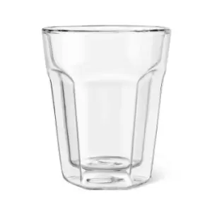 image of Bredemeijer Set Of 2 Double Walled Glass Latte Cup 220Ml