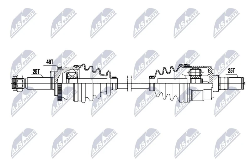 Image of NTY Drive shaft NTY NPW-HY-644