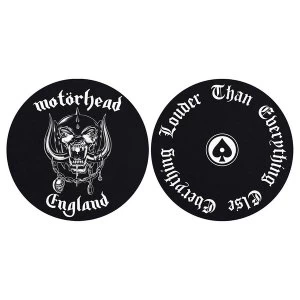 image of Motorhead - England / Louder Turntable Slipmat Set