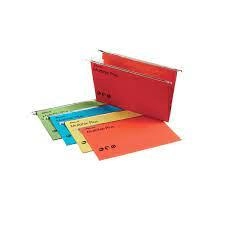 Image of Rexel Multifile Plus 2 Tone GreenRedPack 50