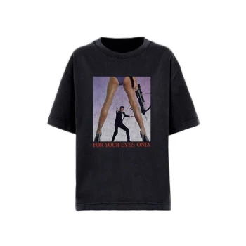 Image of James Bond 007 - For Your Eyes Only Unisex Large T-Shirt - Black
