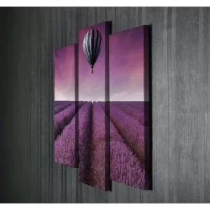 Image of UC012 Multicolor Decorative Canvas Painting (3 Pieces)