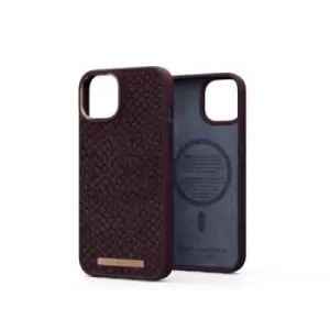 Image of Njord byELEMENTS Salmon Leather Magsafe Case for Apple iPhone 14 Rust NA41SL03