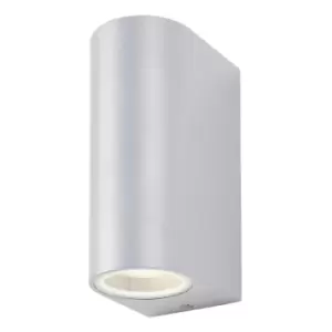 Image of Zink ANTAR Outdoor Up and Down Wall Light Silver