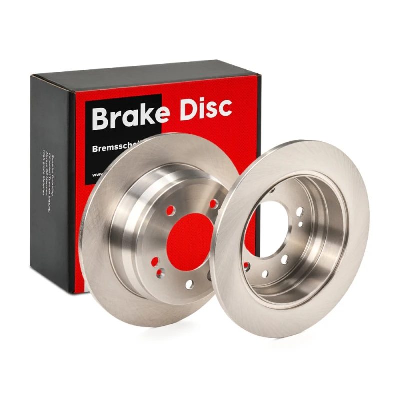 Image of STARK SKBD-0020222 Brake disc Rear Axle, solid, Cast Iron, Uncoated, Untreated, without bolts/screws Cast Iron Brake Disc (82)