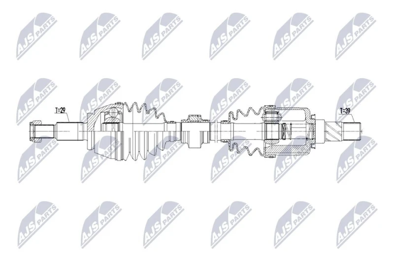 Image of NTY Drive shaft NTY NPW-RE-251