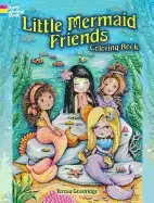 Image of little mermaid friends coloring book